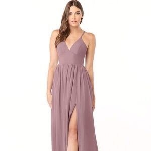 Azazie Aaida Bridesmaid dress in dusty rose